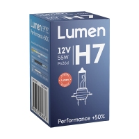 LUMEN Performance +50% H7 12V 55W PX26d, 1шт MGLPR12VH7