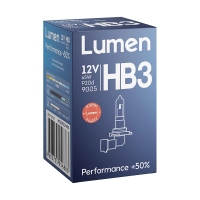 LUMEN Performance +50% HB3 (9005) 12V 65W P20d, 1шт MGLPR12VHB3